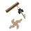 4Pcs Metal Watch Strap Ring Loops Assorted Color Charm Decor 2