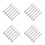 24Pcs Aluminum Cake Decorating Rods Silver Piping Tips Icing Tools Kit 9