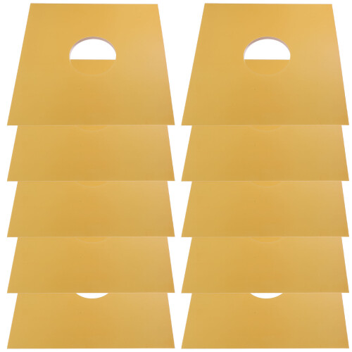 20Pcs Yellow Vinyl Record Outer Sleeves for Long-Term Protection 1