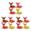 12Pcs Ceramic Animals Chopstick Rest Rack in Assorted Colors 2