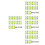 200Pcs Light Tool Bubble Small Horizontal Bubble Ruler 6