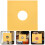 20Pcs Yellow Vinyl Record Outer Sleeves for Long-Term Protection 10