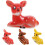 12Pcs Ceramic Animals Chopstick Rest Rack in Assorted Colors 9
