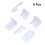 12Pcs White ABS Cake Fondant Smoother for Kitchen Baking 1