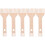 5Pcs Durable Wooden Weaving Comb Double-Ended Loom Tool for Knitting 11