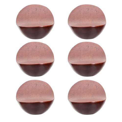 12Pcs Brown Wood Chopsticks Stand Spoon Fork Tableware Rest Holder 1