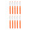 10Pcs Lightweight Orange Plastic Pen That Sprays Water for Pranks 5
