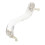 2Pcs Transparent Violin Chin Rest Shoulder Support Adjustable Pad 2