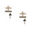 4Pcs Metal Watch Strap Ring Loops Assorted Color Charm Decor 7