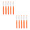 10Pcs Lightweight Orange Plastic Pen That Sprays Water for Pranks 8
