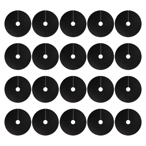 80Pcs Breathable Black Tree Trunk Protector Mat Garden Root Barrier 1