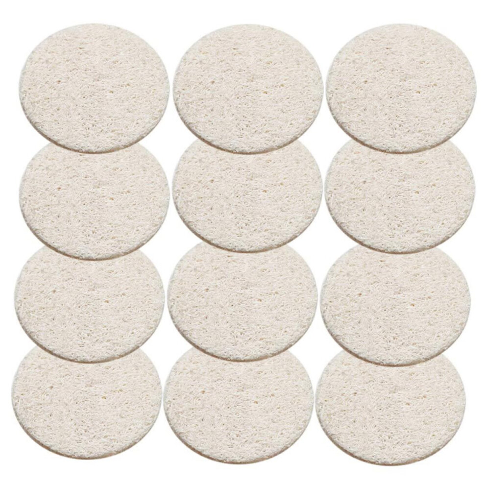 36pcs Loofah Facial Cleansing Pads for Makeup Removal and Gentle Exfoliating Shower Sponges