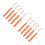 10Pcs Lightweight Orange Plastic Pen That Sprays Water for Pranks 6