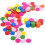 300Pcs Eco-Friendly Round Wood Discs in Assorted Colors for DIY Art 1
