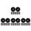 80Pcs Breathable Black Tree Trunk Protector Mat Garden Root Barrier 4