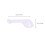 12Pcs White ABS Cake Fondant Smoother for Kitchen Baking 2