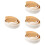 4Pcs White Self Adhesive 3D Foam Wall Border for Indoor Decoration 7