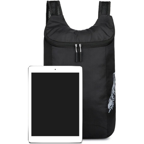 Lightweight Waterproof Backpack Unisex Hiking Camping Black 2