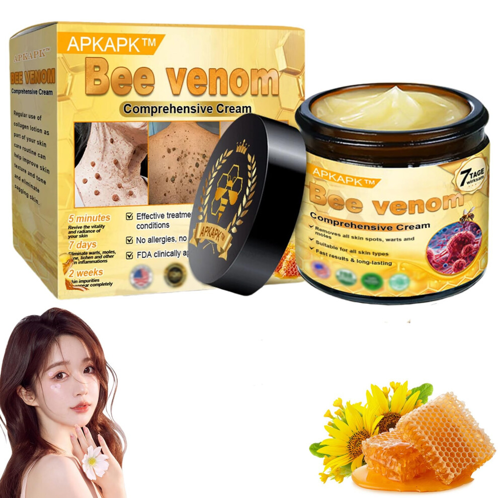 Cream Bee Venom Antiaging Face Moisturizer With Deep Hydration And Natural Ingredients 50G