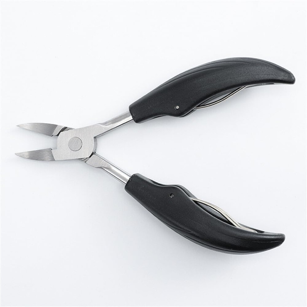 Professional Nail Clippers with Ergonomic Grip for Thick and Ingrown Nails, Stainless Steel Cuticle Scissors