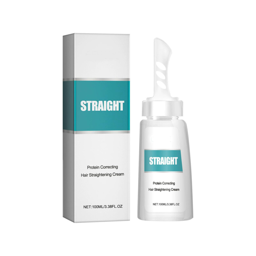 Hair Straightening Cream for Frizzy Hair AntiFrizz Smoothing Lightweight Shine Enhancement