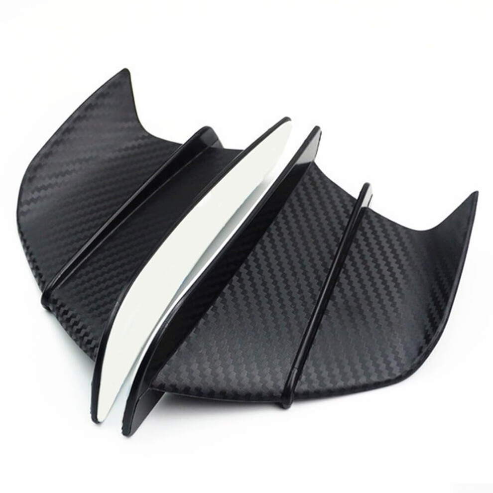 Glossy Carbon Fiber Motorcycle Winglets Set For Speed Stability And Sportbike Styling 9099447339485