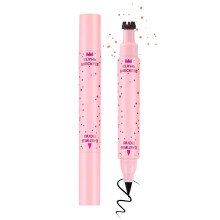 Waterproof Dual Ended Freckle Pen with Realistic Stamp and Precision Eyeliner, D01 Light