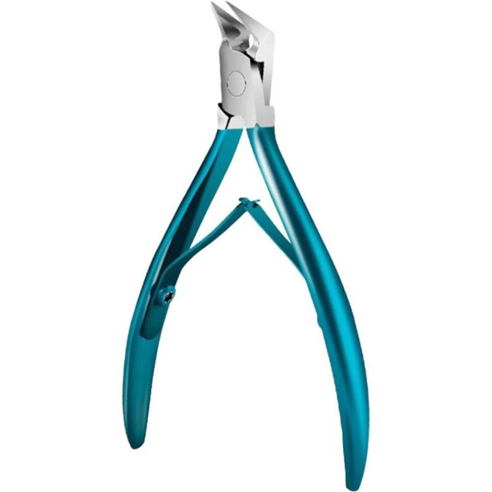 Blue Cuticle Scissors Stainless Steel Nail Cuticle Trimmer For Precise Manicure Grooming
