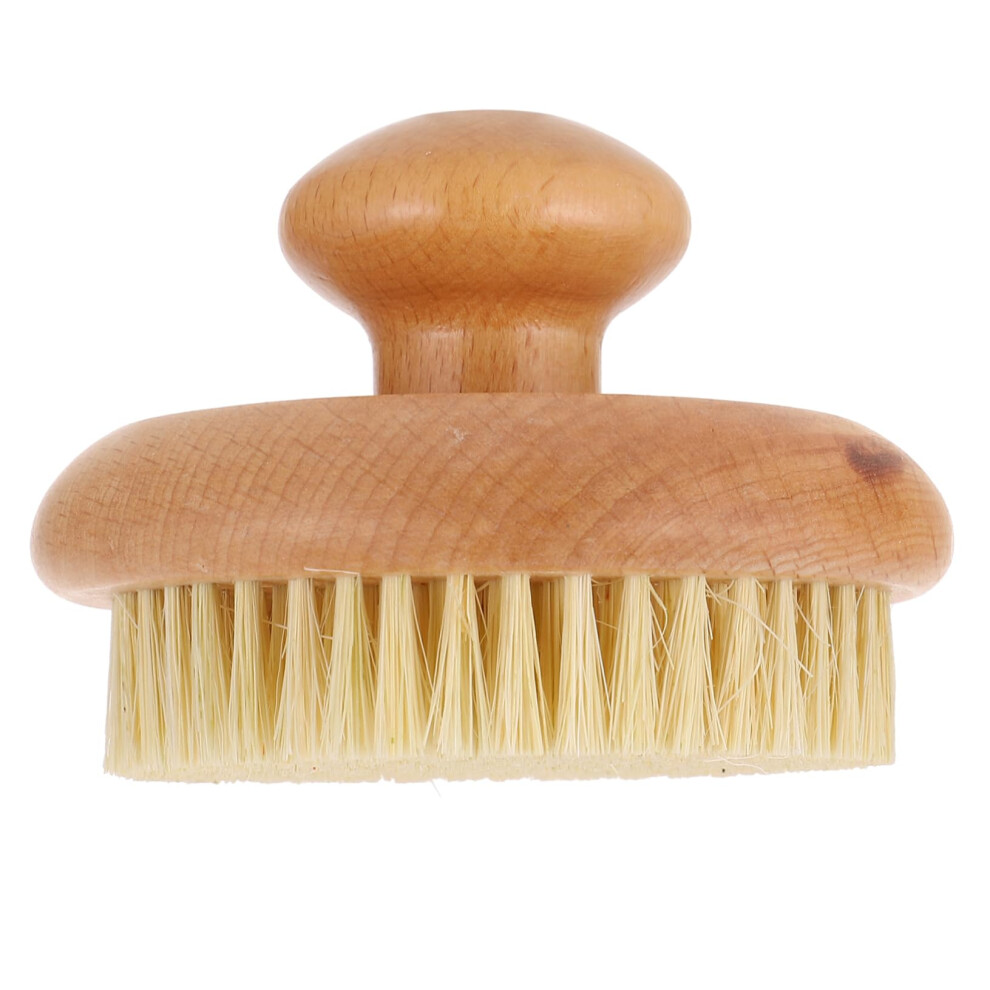 Shower Brush Long Handle Back Scrubber Sisal Body Brush for Deep Exfoliation and Dry Brushing