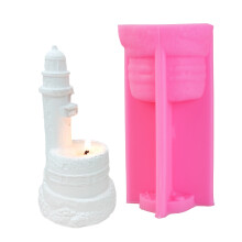 Moules en silicone pour plâtre Moules en-bougie phare cu