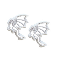 Coupe-boucles d'oreilles en argile pour Halloween, moules-DROITE
