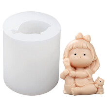 DIY 3D Candle Mould Handmade Gift Silicone Clay Soap Crafts- D