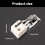 Sewing Machine Overlock Presser Attachment Open Toe Walking Foot 3