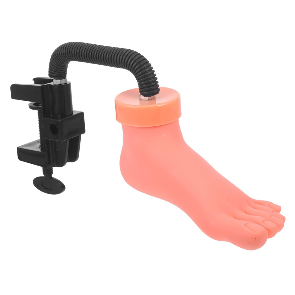 Nail Training Foot with Realistic Skinlike Texture, Flexible Practice Pedicure Foot for Salon Use