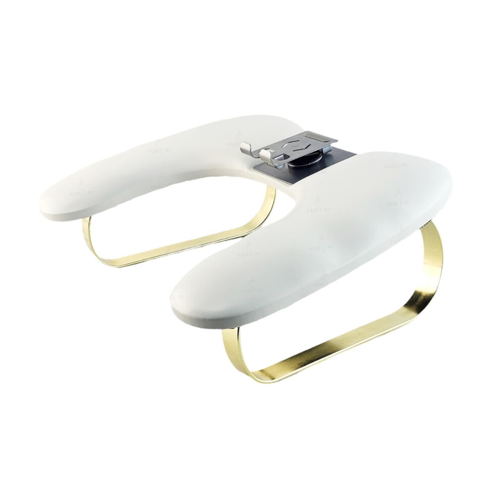 Nail Hand Rest with Phone Stand PU Leather Ergonomic UShape Manicure Hand Cushion for Salon