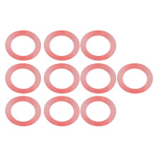 Ruban adhésif étanche en PET, lot de 10, épaisseur 2 mm, double face, adhésif rouge