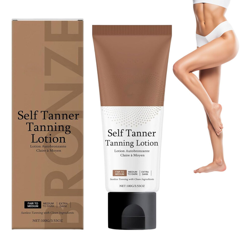 Self Tanner Sunless Tanning Lotion with FastAbsorbing Hydrating Formula for Natural Radiant Glow