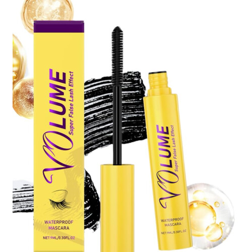 Waterproof Volumizing Mascara False Lash Effect Long Lasting Clump for Separated Lashes