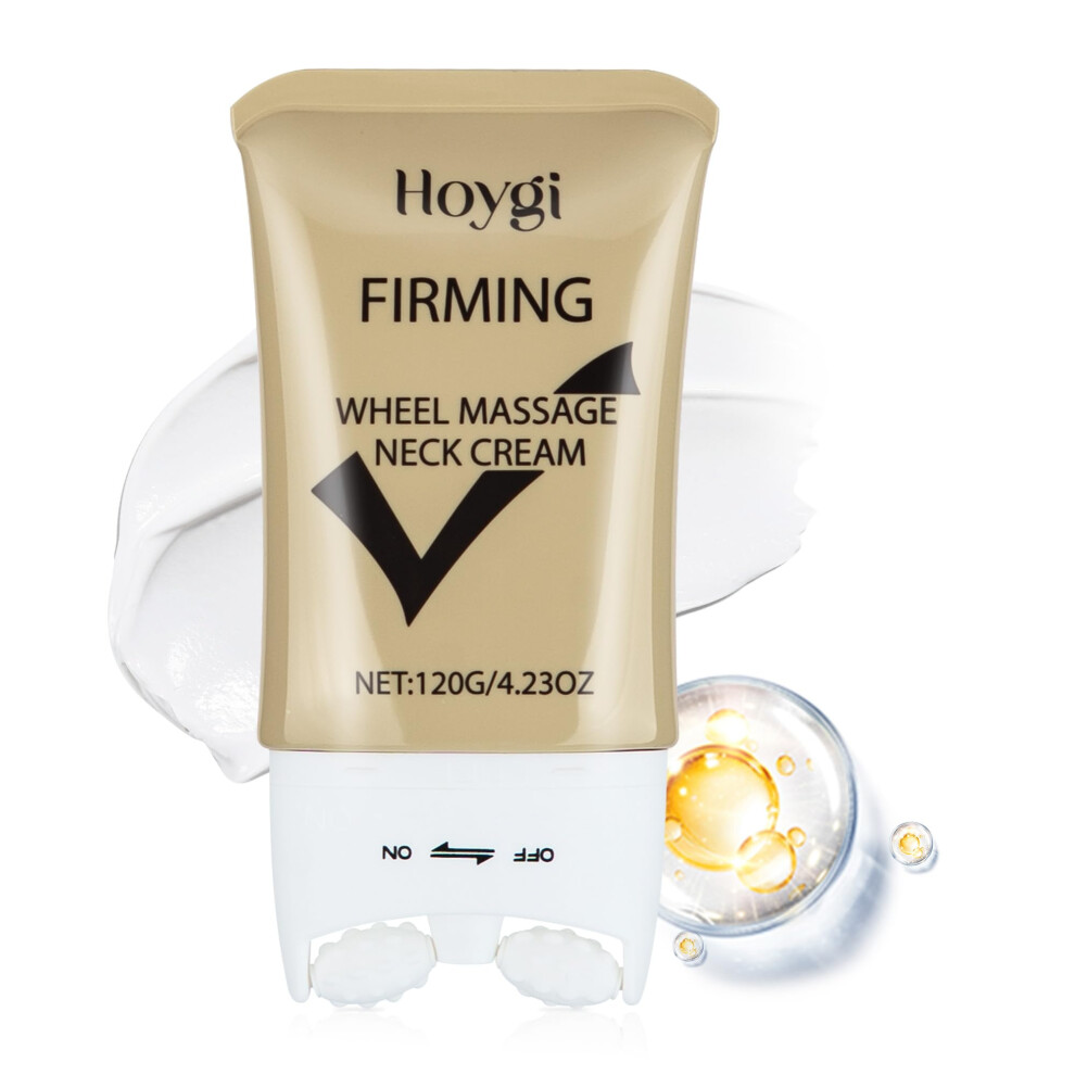 Cream Neck Firming With Collagen And Hyaluronic Acid, Vshaped Roller Massage For Lifting Skin