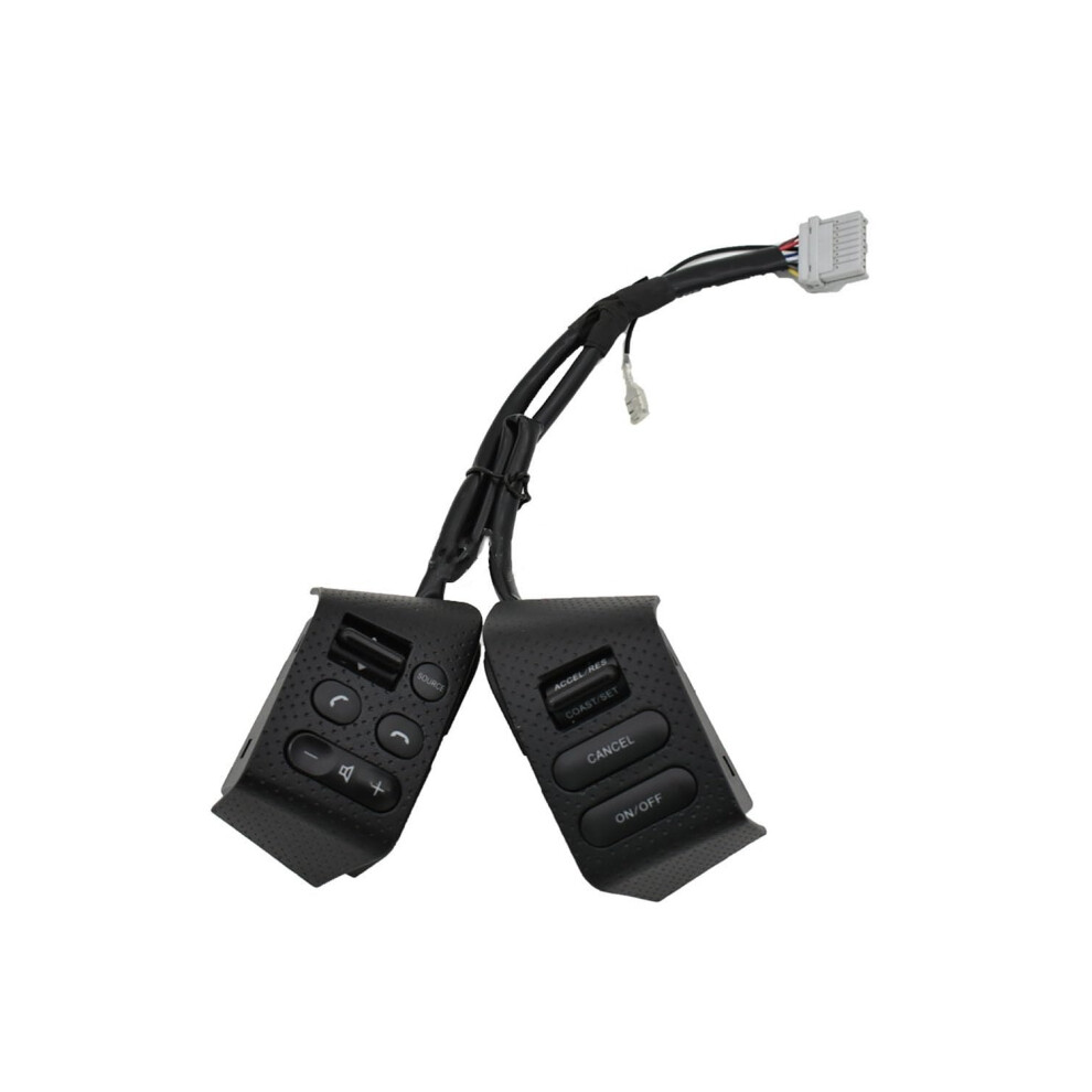 Bluetooth Media Button Steering Wheel Cruise Control Multifunction Button With Pit Black 9187378308677
