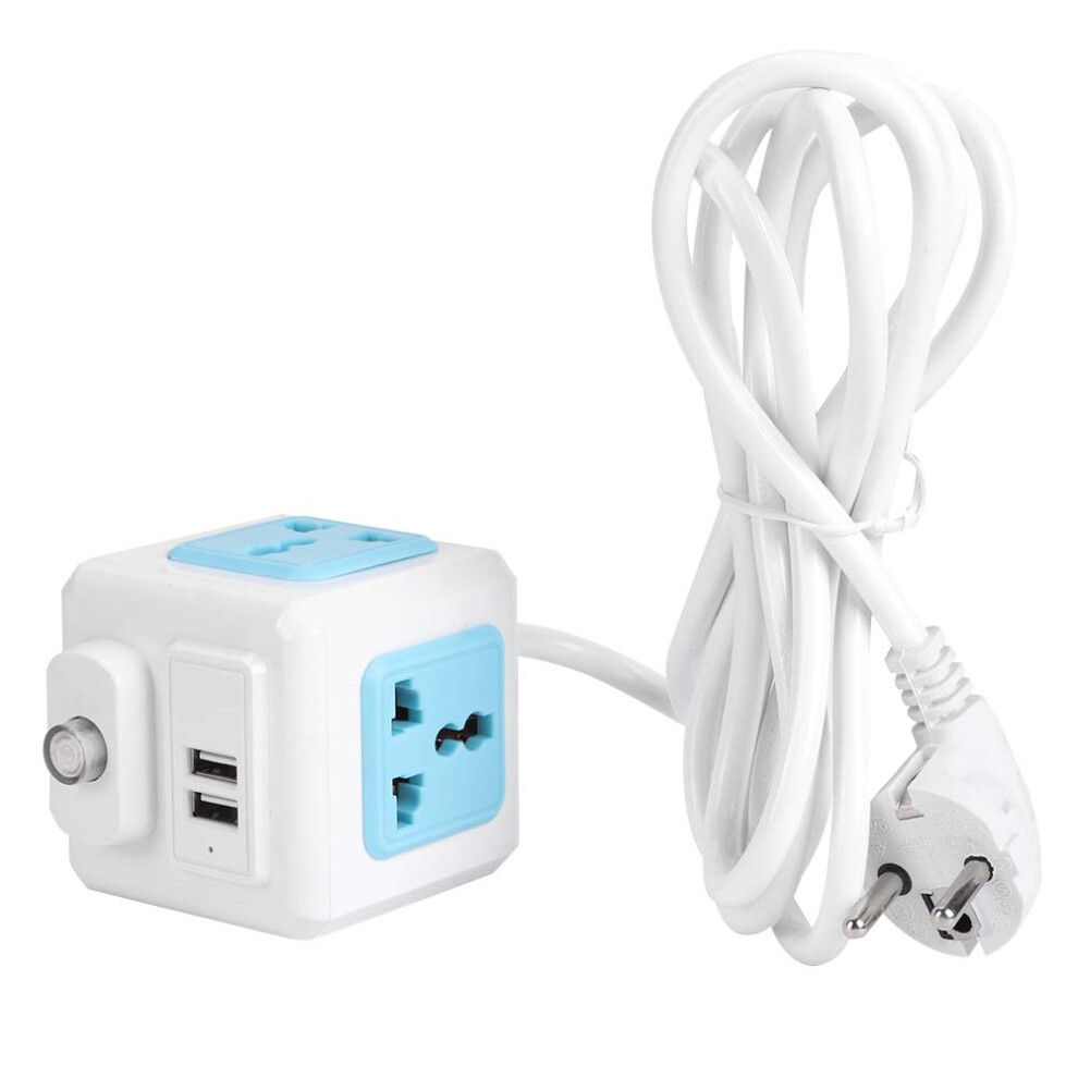 Surge Protector With Usb-C Charging Port, Extension Cord Power Strip 4.8M, Compact Charging Station For Travelers, Portable Solar Panel Charger 9464372610037