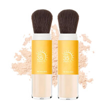 Mineral Sunscreen Powder SPF 35 BrushOn, Translucent Matte Setting for Face Scalp Hair