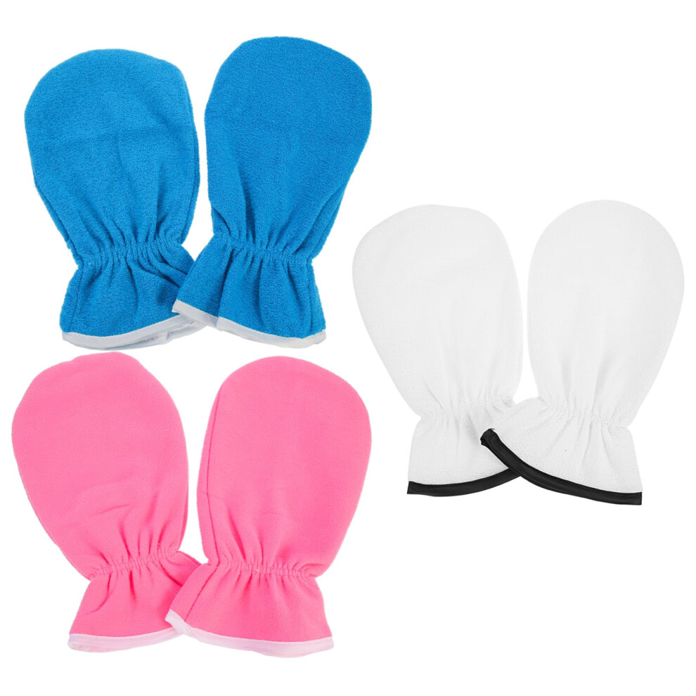 Paraffin Wax Hand Mitts Moisturizing Gloves Heat Retention Spa Therapy for Dry Skin Care 3 Pairs