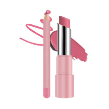Long Lasting Moisturizing Lip Balm and Lipstick with Natural Gloss Finish and Shimmer 07 Pink