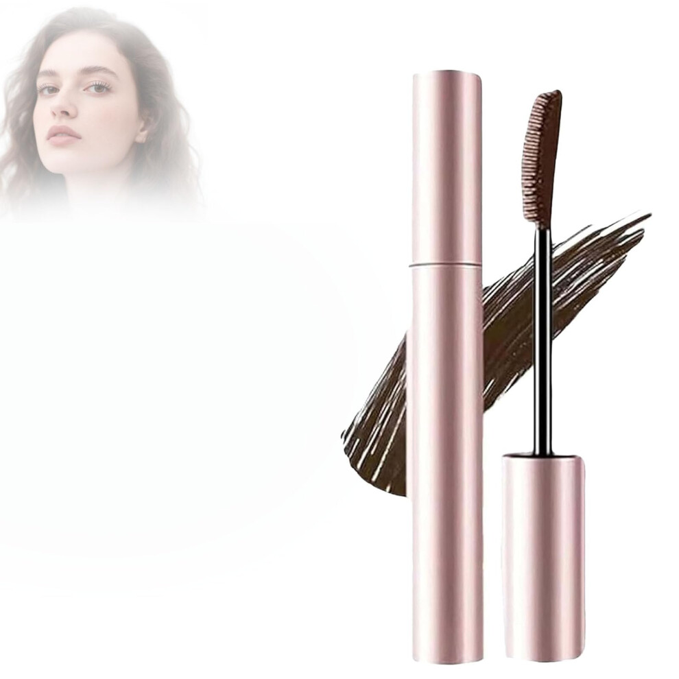 Brown Waterproof Mascara Smudge Proof Volumizing Lengthening For Short Lashes No Clump Finish