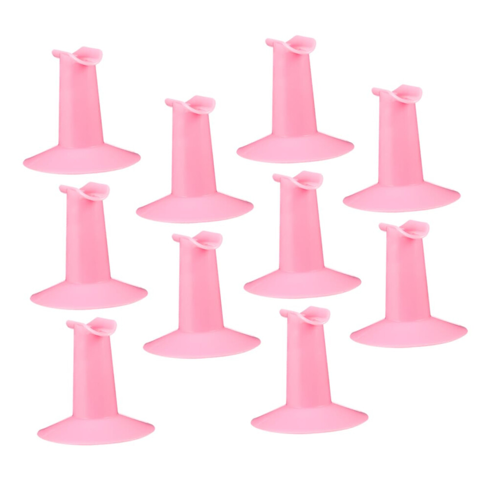 Nail Art Finger Rest UShaped Manicure Holder Stand Set, Steady Support, 10pcs for Salon
