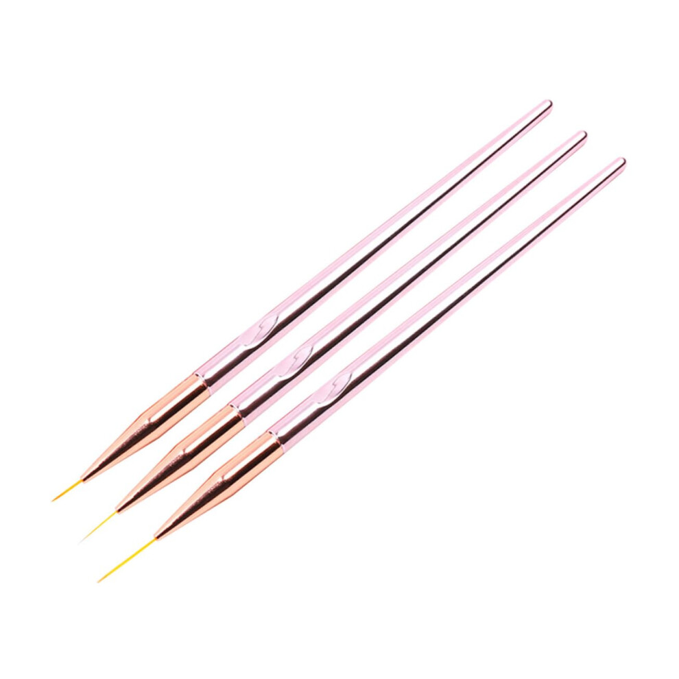 6pcs Nail Art Pen Set with Fine Liner Brushes for Precise DIY Manicure and Detailing