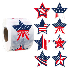 Independence Day Patriotic Stickers for Sealing Gift Case