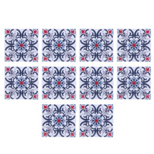 Peel And Stick Tiles Decorative Wall Decals Waterproof Non Slip Surface For Kitchen Bathroom Walls Heat Resistant Trivet Mat Odorless Environmentally