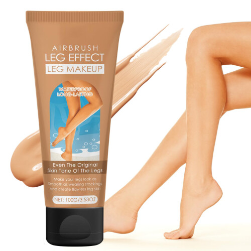 Waterproof Leg Makeup for Veins and Scars, No Transfer Body Concealer Medium Glow